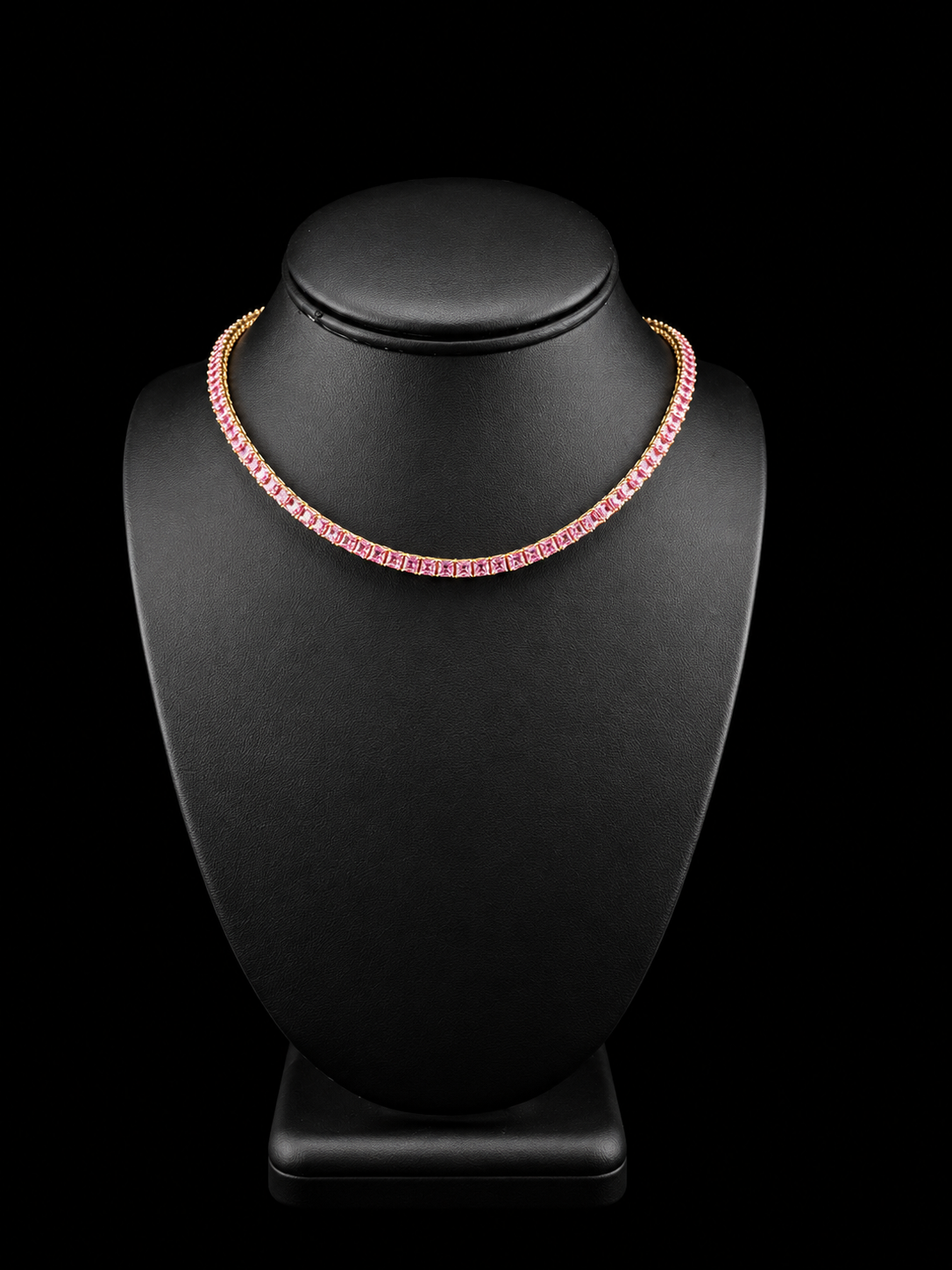 Pink Sugar Tennis necklace