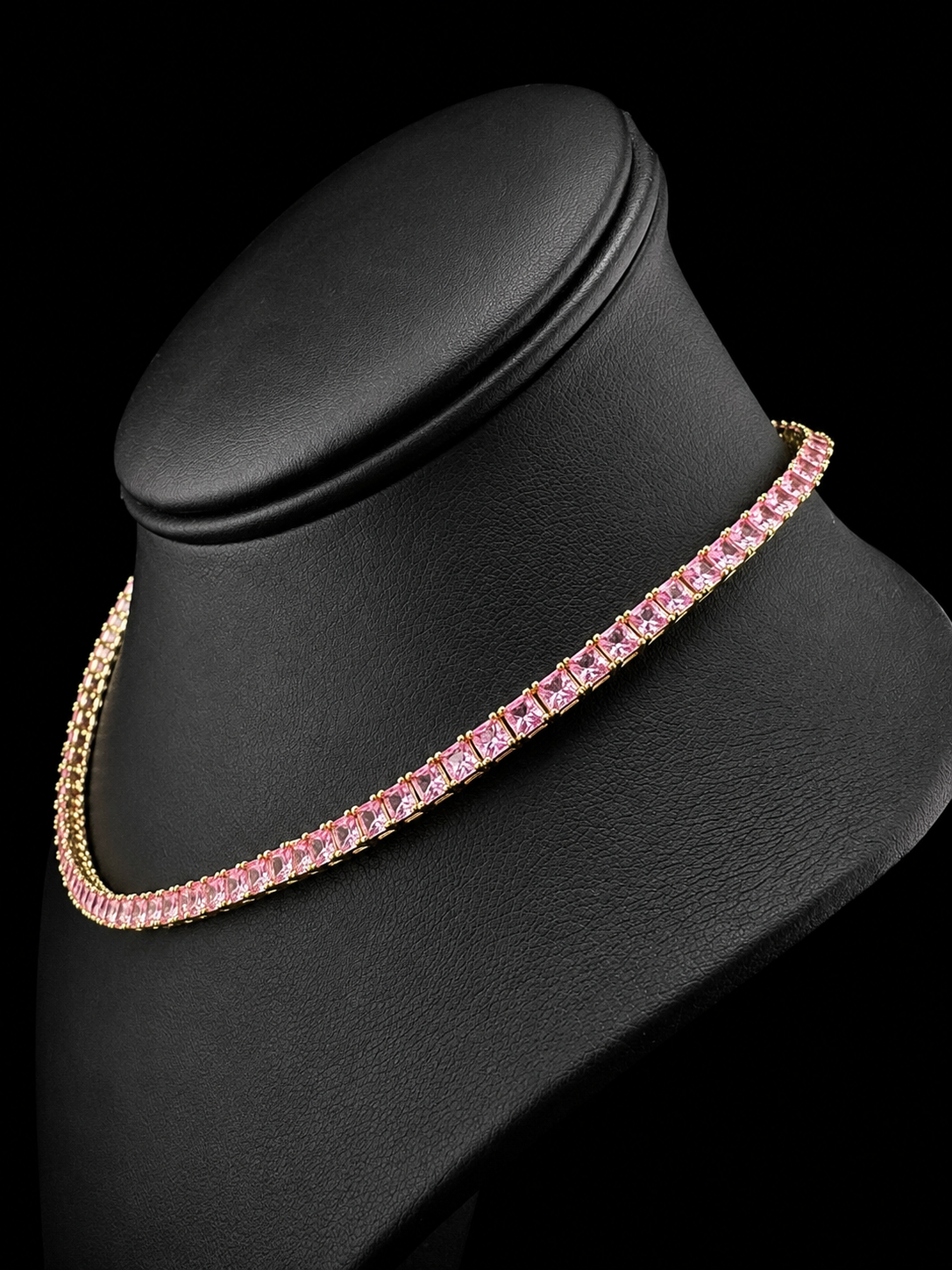 Pink Sugar Tennis necklace
